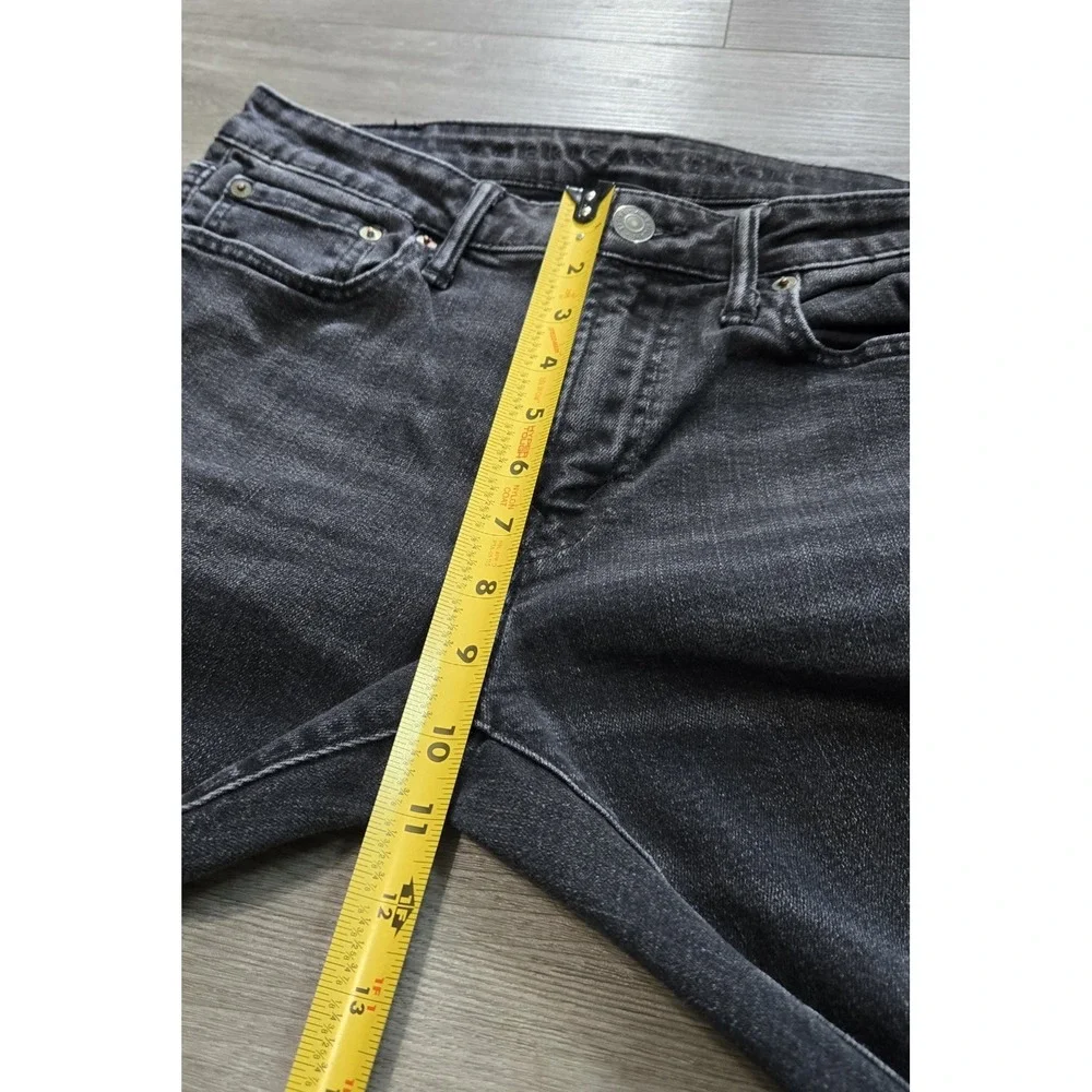American Eagle Men Jeans Size 31x34 Black Denim Slim Air Flex Plus (Actual 31x32